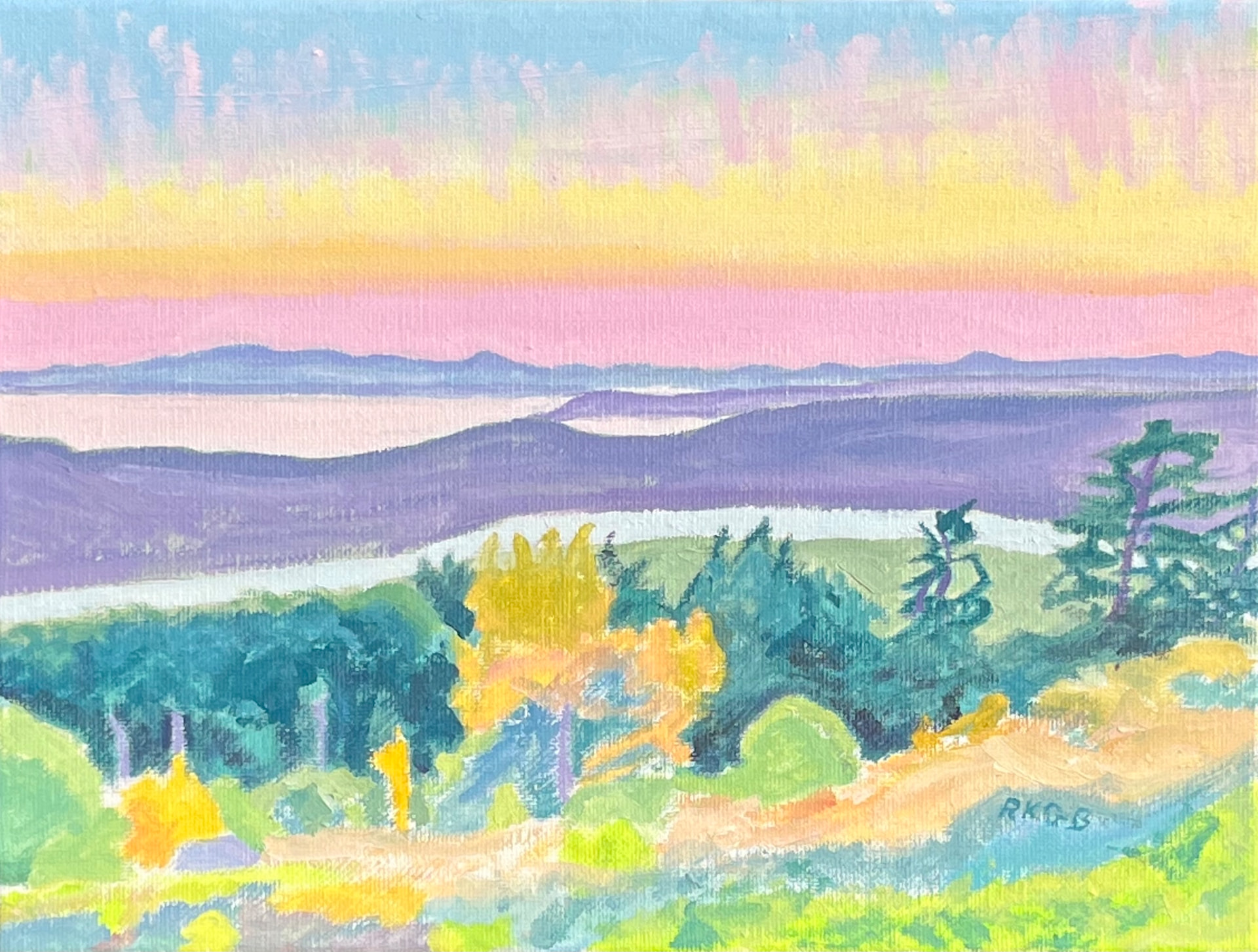 Caterpillar Hill Sunset